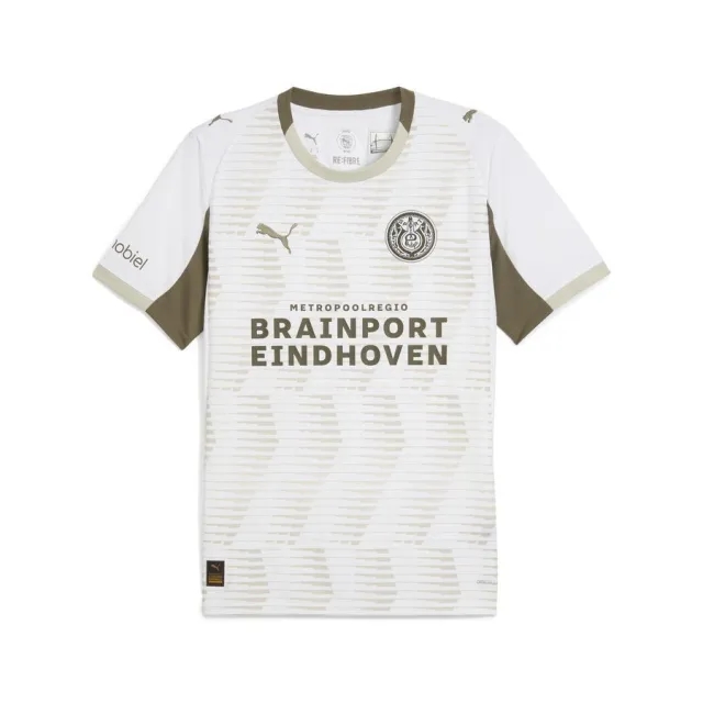 PUMA PSV Eindhoven 25/26 Third Jersey Men, White/Desert Dust, size 3XL
