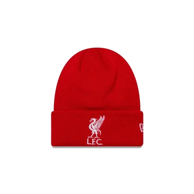 LFC New Era Kids Liverbird CORE CUFF Beanie Red
