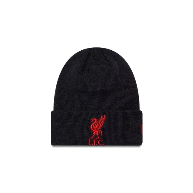 LFC New Era Kids Liverbird Cuff Knit BEANIE Black & Red