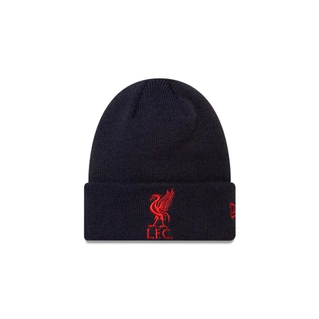 LFC New Era Kids Liverbird Cuff Knit BEANIE Navy
