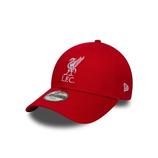 LFC New Era Kids 9FORTY Liverbird Cap Red