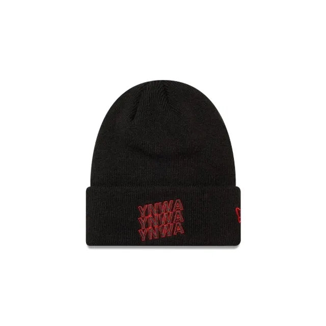 LFC New Era Kids YNWA Cuff Knit BEANIE Black & Red