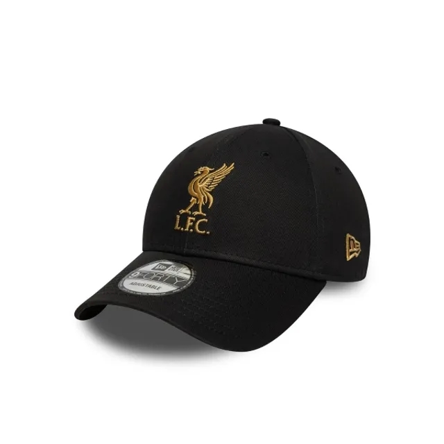 LFC New Era 9FORTY Liverbird Cap Black & Gold