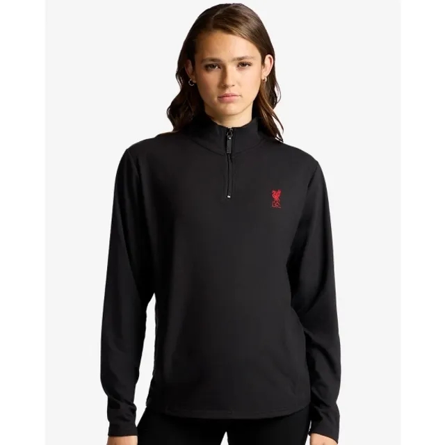 LFC Womens 1/4 Zip Fleece Black