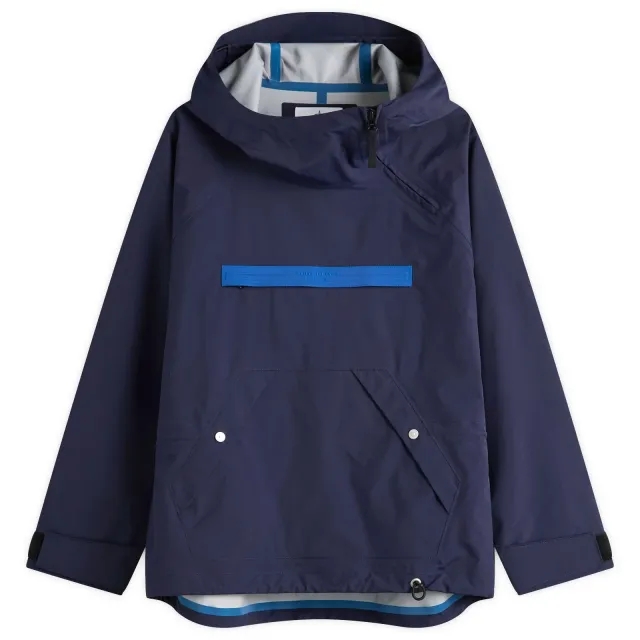 Stone Island Men's Marina 3L Performance Pertex Popover Jacket Navy Blue