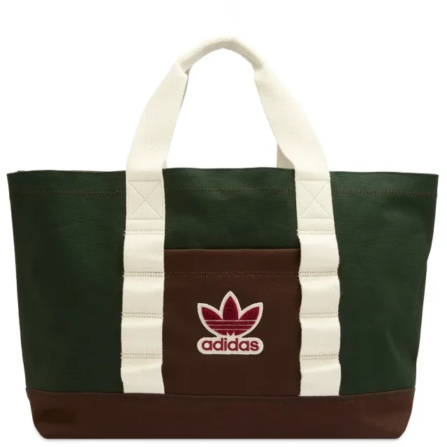 Adidas Women's x Clot Tote Bag Green Night/Dark Brown