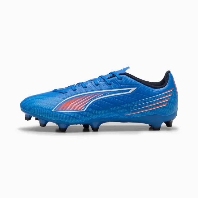 PUMA Ultra 6 Play FG/AG Football Boots Unisex, Ultra Blue/White/Glowing Red