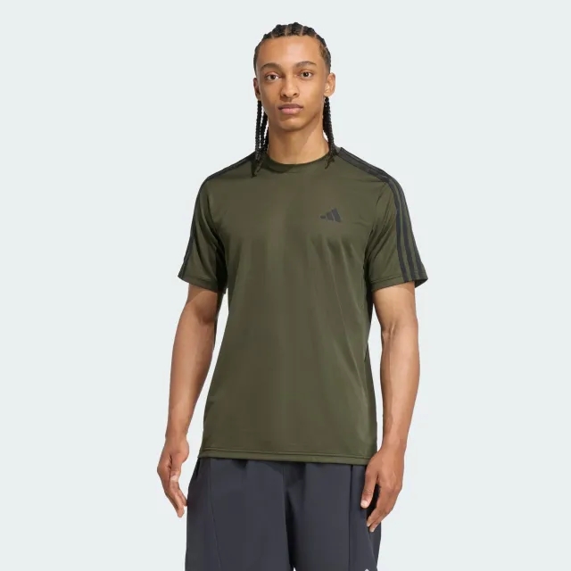 adidas Men Train Essentials 3 Stripes Training Tee