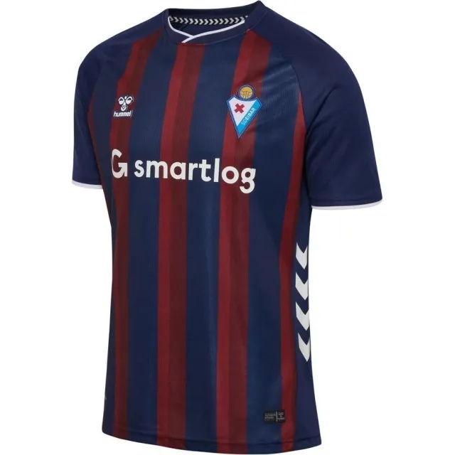 Eibar Home Shirt 2025/26 - ['Red', 'Blue']