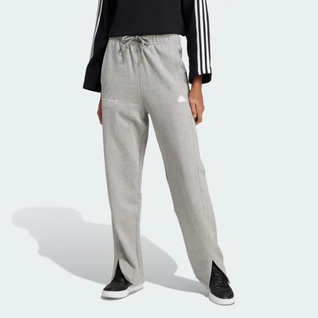 adidas Signature Graphic Embroidery French Terry Straight Leg Joggers