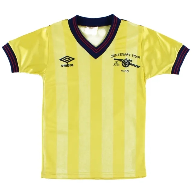 1985-86 Arsenal Centenary Away Shirt S.Boys - Arsenal / Excellent / Youth