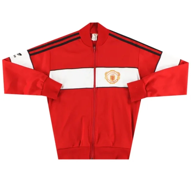 1984-86 Manchester United adidas Track Jacket S - Manchester United / Very Good / Small