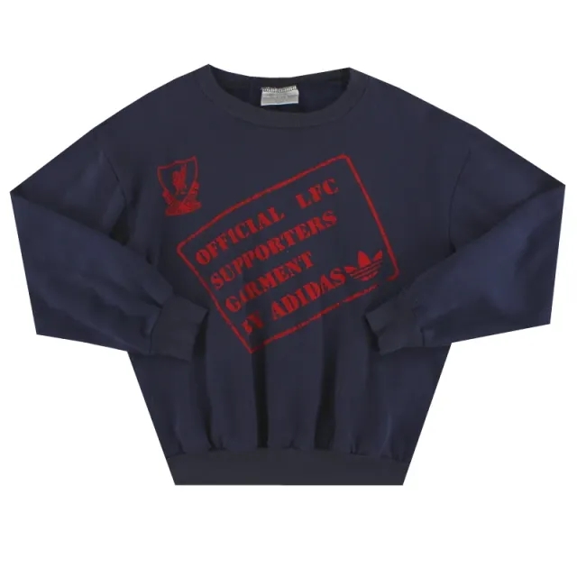 1991-92 Liverpool adidas Sweatshirt XS - Liverpool / Very Good / XS