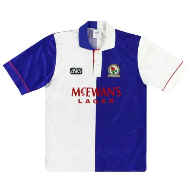 1992-94 Blackburn Asics Home Shirt XXL - Blackburn Rovers / Good / XXL