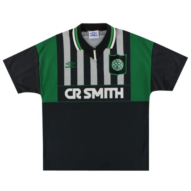 1994-95 Celtic Umbro Away Shirt #11 *Mint* L - Celtic / Mint / Large