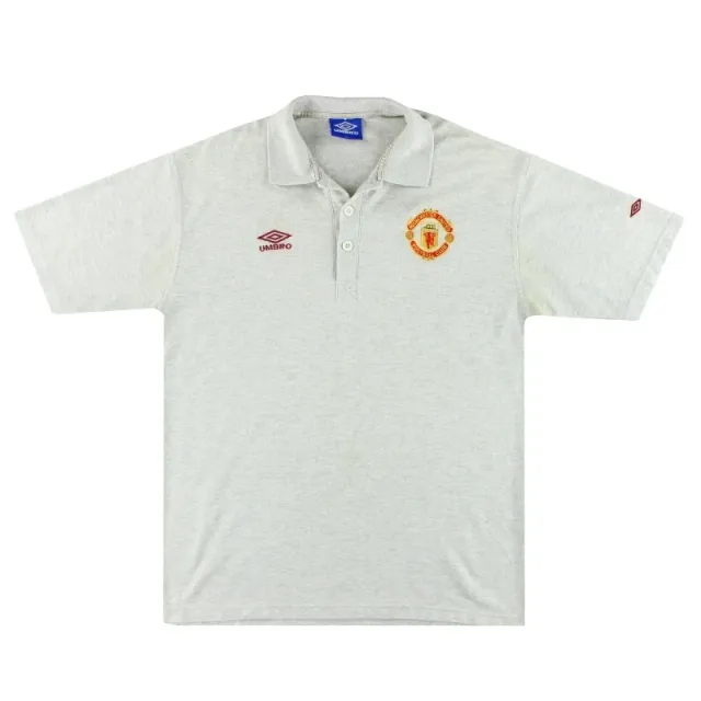 1996-97 Manchester United Umbro Polo Shirt XL - Manchester United / Excellent / XL