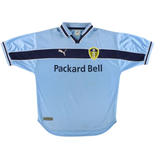 1999-00 Leeds Puma Away Shirt M - Leeds / Excellent / Medium