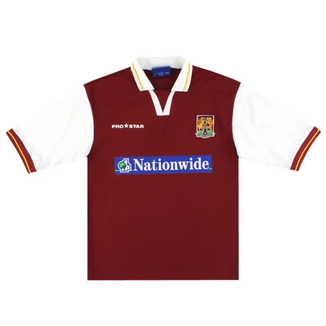1999-00 Northampton Prostar Home Shirt L - Northampton Town / Excellent / Large