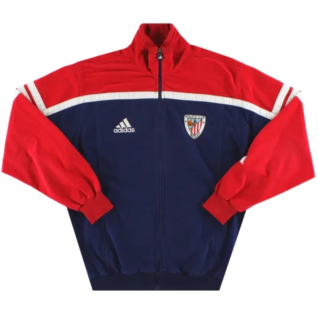 2000-01 Athletic Bilbao adidas Track Jacket S - Athletic Bilbao / Excellent / Small