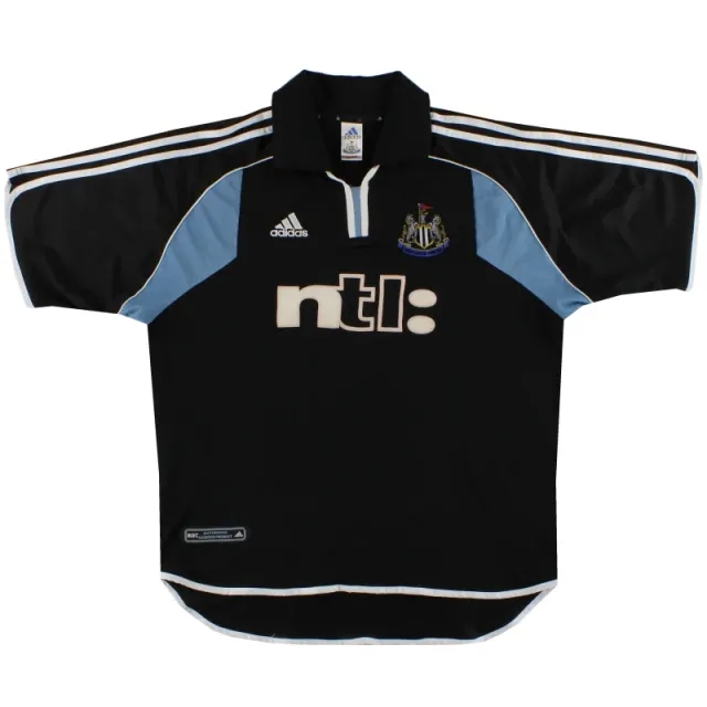 2000-01 Newcastle adidas Away Shirt M - Newcastle United / Excellent / Medium