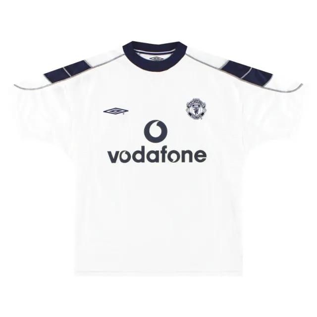 2000-01 Manchester United Umbro Away Shirt *Mint* Y - Manchester United / Mint / Youth