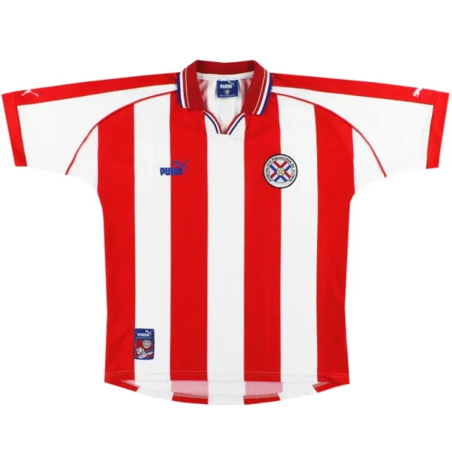 2000-02 Paraguay Puma Home Shirt XL - South American / Excellent / XL