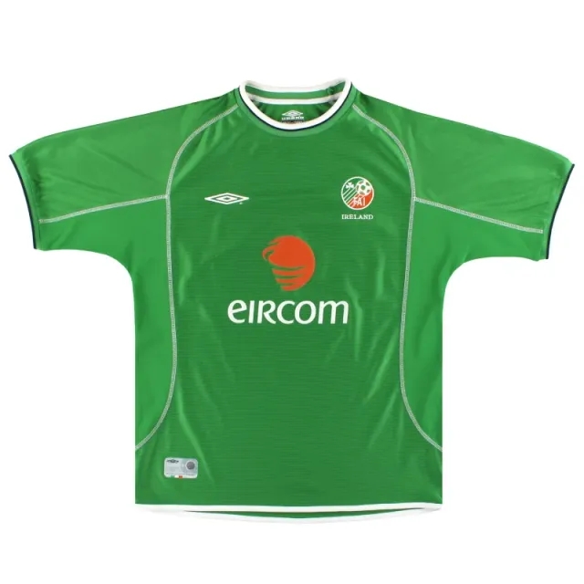 2001-03 Ireland Umbro Home Shirt XL - Ireland / Excellent / XL
