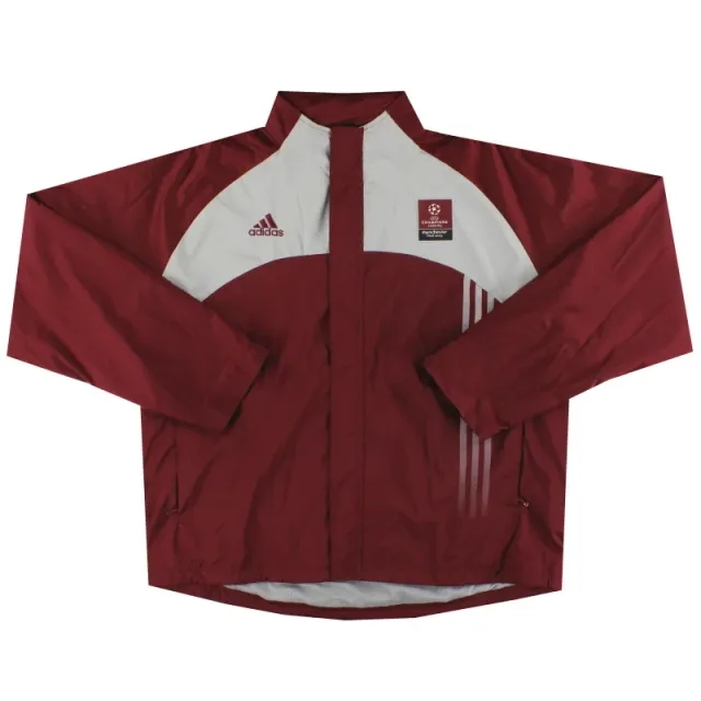 2003 UEFA CL Final adidas Staff Issue Hooded Rain Jacket XXL - Other European Clubs / Excellent / XXL