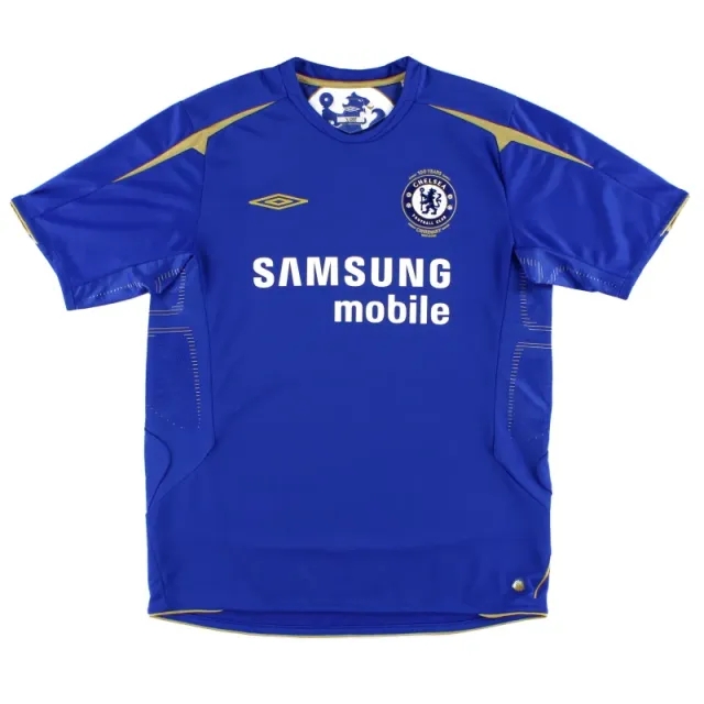 2005-06 Chelsea Umbro Centenary Home Shirt M - Chelsea / Excellent / Medium