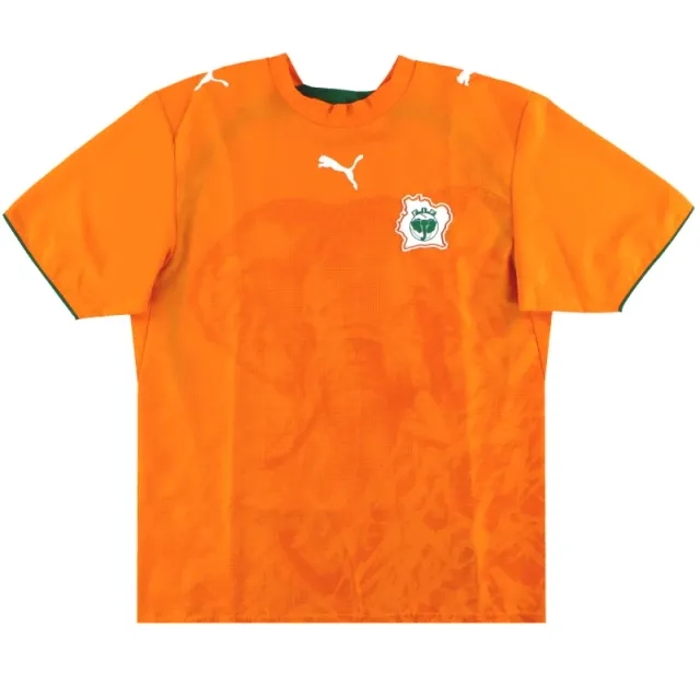 2006-07 Ivory Coast Puma Home Shirt M - African / Excellent / Medium