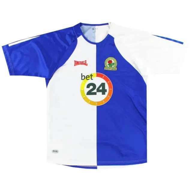 2006-07 Blackburn Lonsdale Home Shirt L - Blackburn Rovers / Very Good / Large