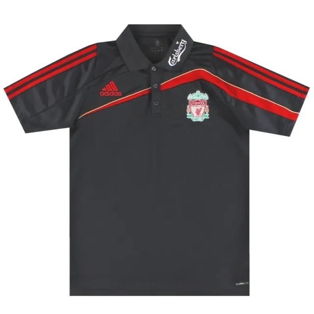 2009-10 Liverpool adidas Climalite Polo Shirt S - Liverpool / Excellent / Small