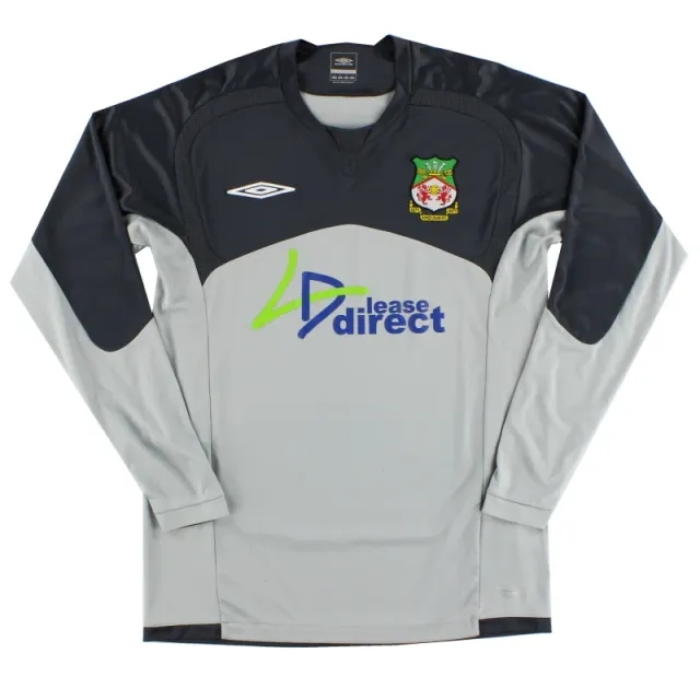 2009-10 Wrexham Umbro Goalkeeper Shirt *Mint* S - Wrexham / Mint / Small