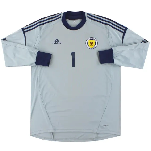 2011-13 Scotland adidas Player Issue Goalkeeper Shirt *As New* - Scotland / Small / 1