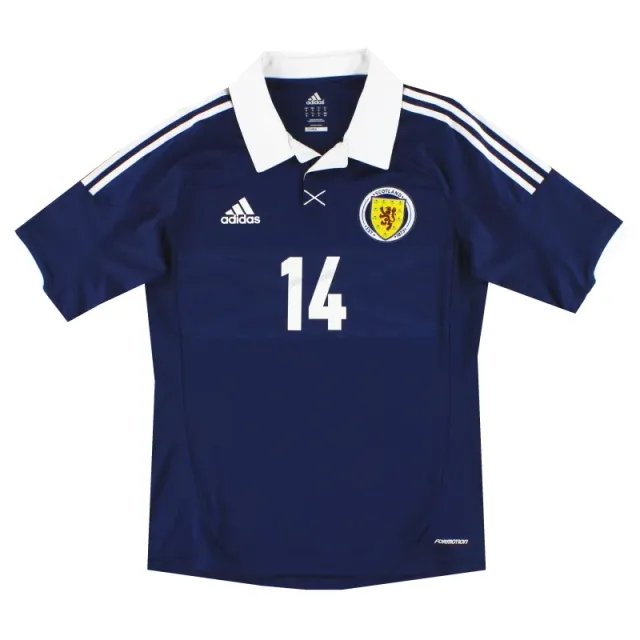 2011-13 Scotland adidas Player Issue Home Shirt *As New* - Scotland / Medium / 6