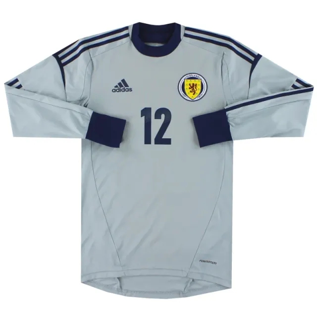 2011-13 Scotland adidas Player Issue Goalkeeper Shirt *As New* - Scotland / Medium / 12