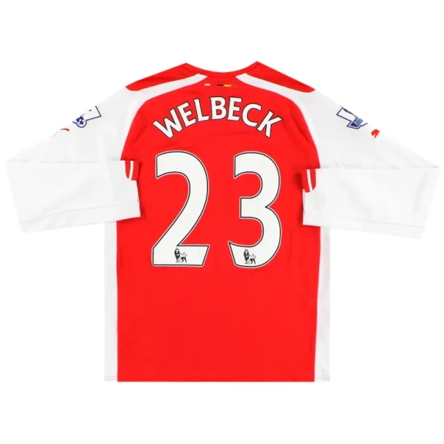 2014-15 Arsenal Puma Home Shirt Welbeck #23 L/S M - Arsenal / Excellent / Medium