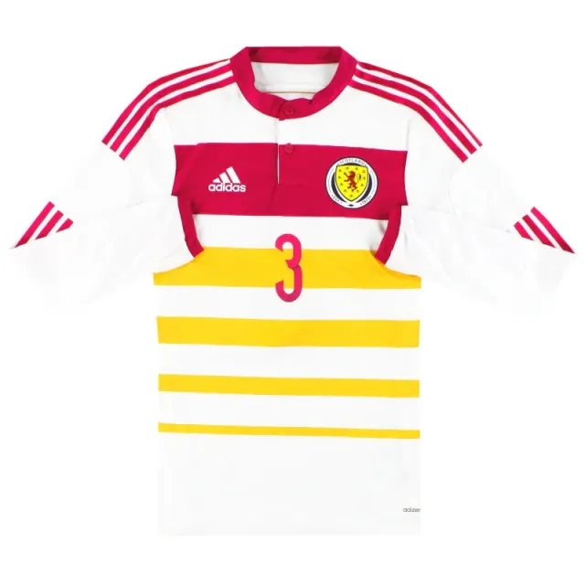 2014-15 Scotland adidas Player Issue adizero Away Shirt L/S *As New* - Scotland / Large / 16