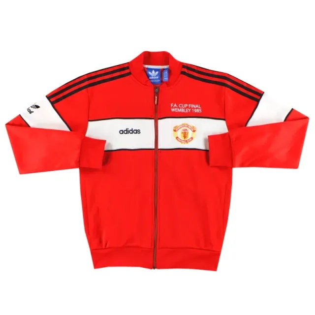 2015-16 Manchester United adidas Originals 'FA Cup Final 1985' Jacket *Mint* S - Manchester United / Mint / Small