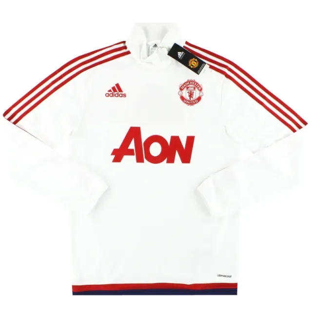 2015-16 Manchester United adidas 1/2 Zip Training Top *BNIB* - Manchester United / BNIB / Small