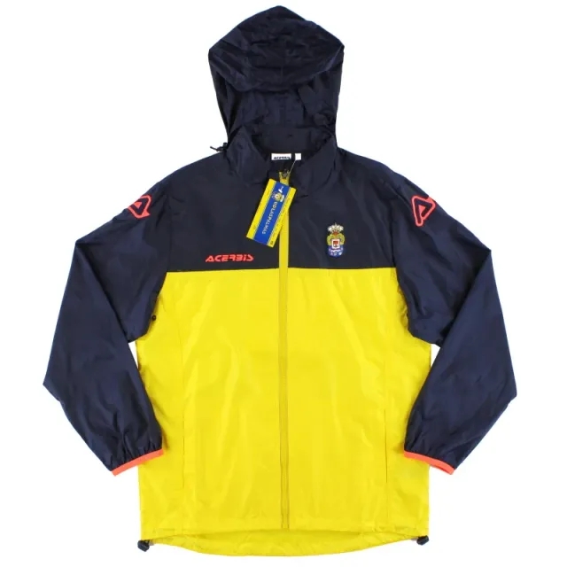 2016-17 Las Palmas Acerbis Full Zip Rain Jacket *BNIB* - Other Spanish Clubs / BNIB / 2XS
