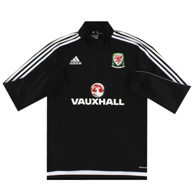 2016-17 Wales adidas 1/4 Zip Training Top *Mint* M - Wales / Excellent / Medium