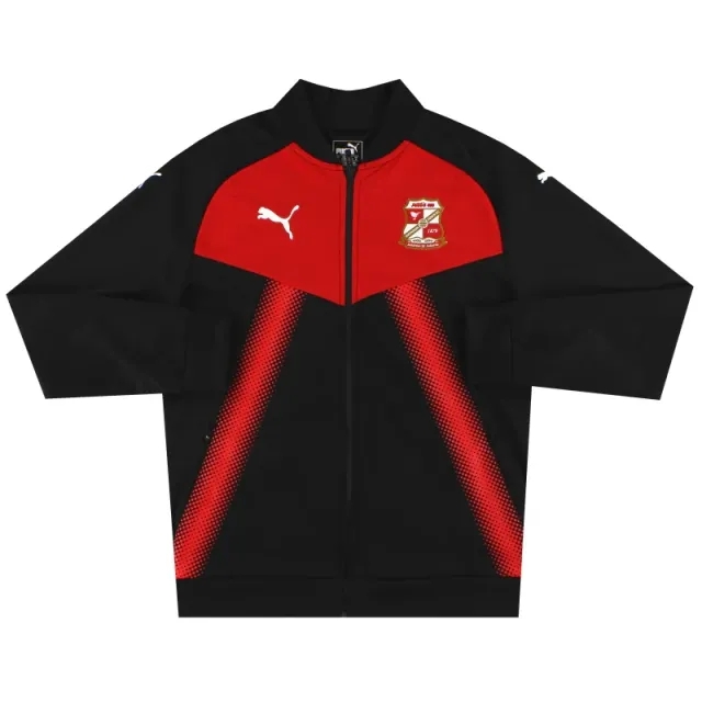 2016-17 Swindon Town Puma Stadium Jacket M - Swindon Town / Excellent / Medium