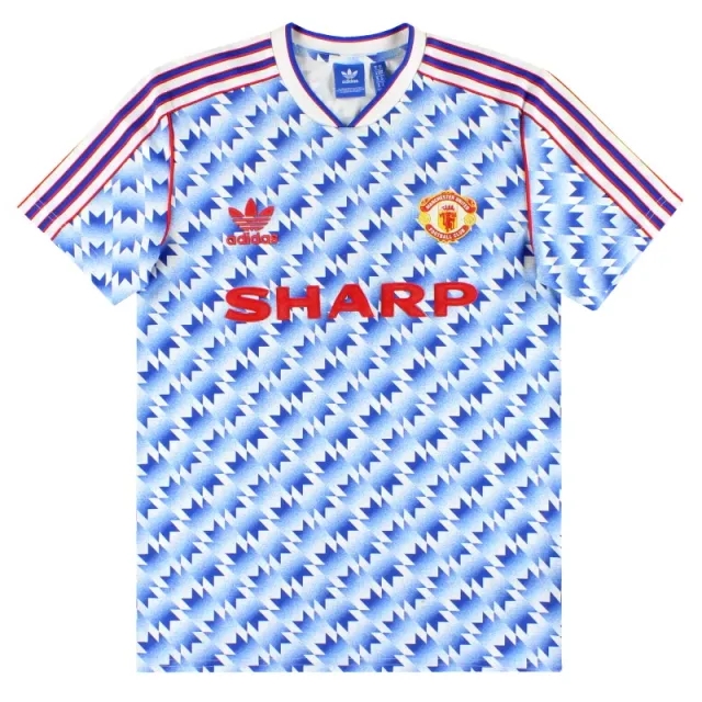 2017-18 adidas Originals 1990-1992 Manchester United Away Shirt M - Manchester United / Excellent / Medium