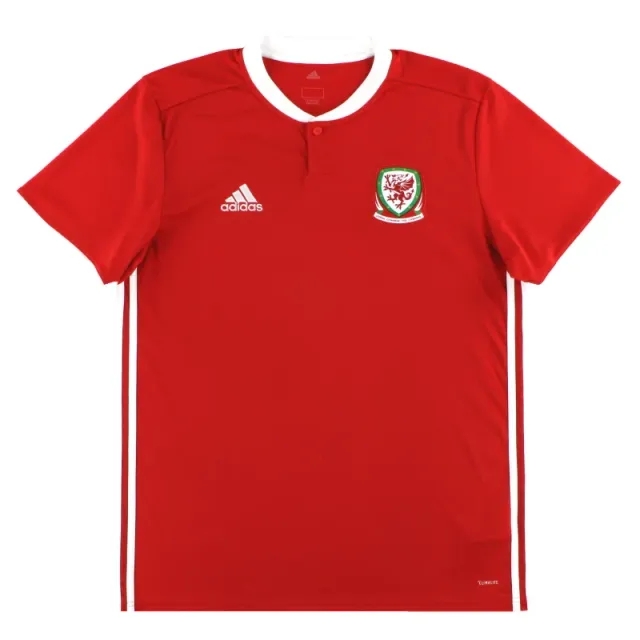 2018-19 Wales adidas Home Shirt S - Wales / Excellent / Small