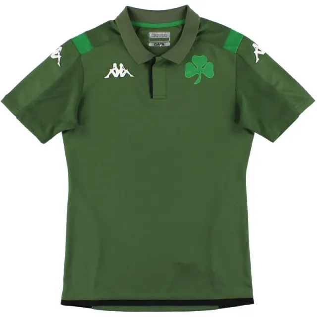 2019-20 Panathinaikos Kappa Polo Shirt S - Panathinaikos / Excellent / Small
