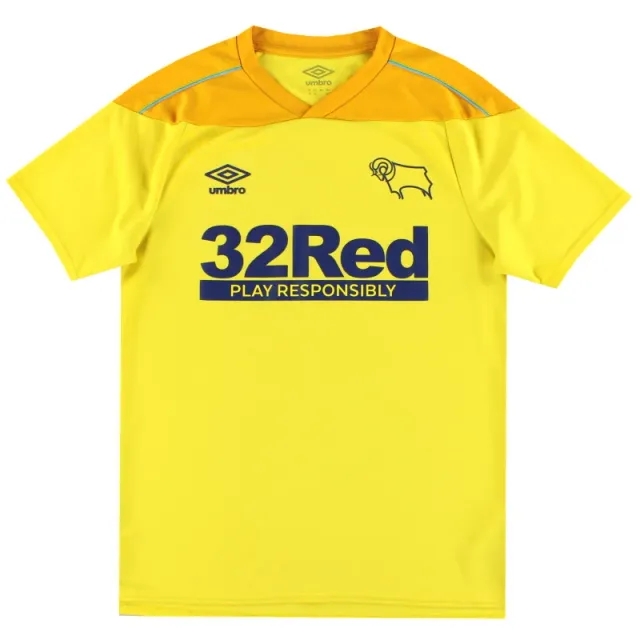 2020-21 Derby County Umbro Goalkeeper Shirt M - Derby County / Very good / Medium