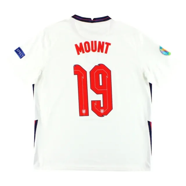 2020-21 England Nike Home Shirt Mount #19 XL - England / Very good / XL