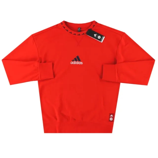 2021-22 Bayern Munich adidas Icon Crew Sweatshirt *BNIB* - Bayern Munich / BNIB / Small