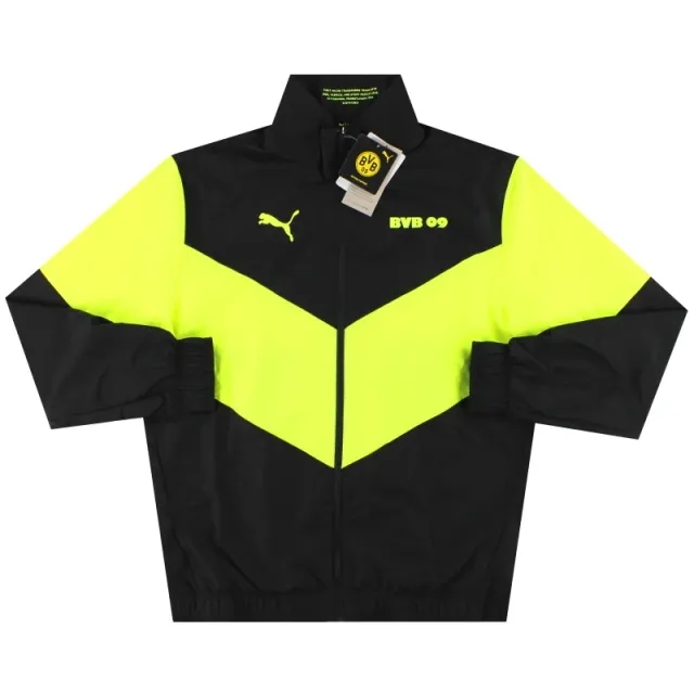 2021-22 Borussia Dortmund Puma First Mile Pre-Match Jacket *w/tags* - Dortmund / w/tags / Small